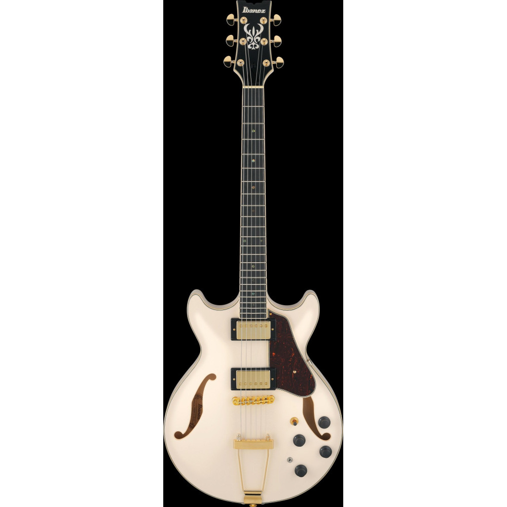 Ibanez AMH90-IV Artcore Expressionist AM Hollow Body Guitar 6-String - Ivory