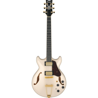 Ibanez AMH90-IV Artcore Expressionist AM Hollow Body Guitar 6-String - Ivory