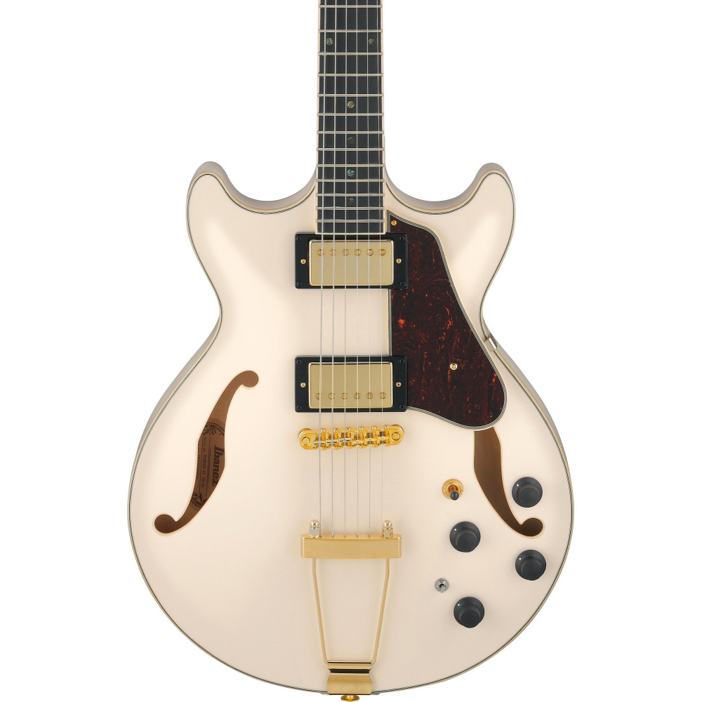 Ibanez AMH90-IV Artcore Expressionist AM Hollow Body Guitar 6-String - Ivory