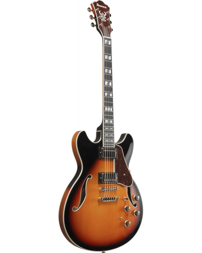 Ibanez AS113-BS Artstar AS Hollow Body Guitar 6-String - Brown Sunburst + Case