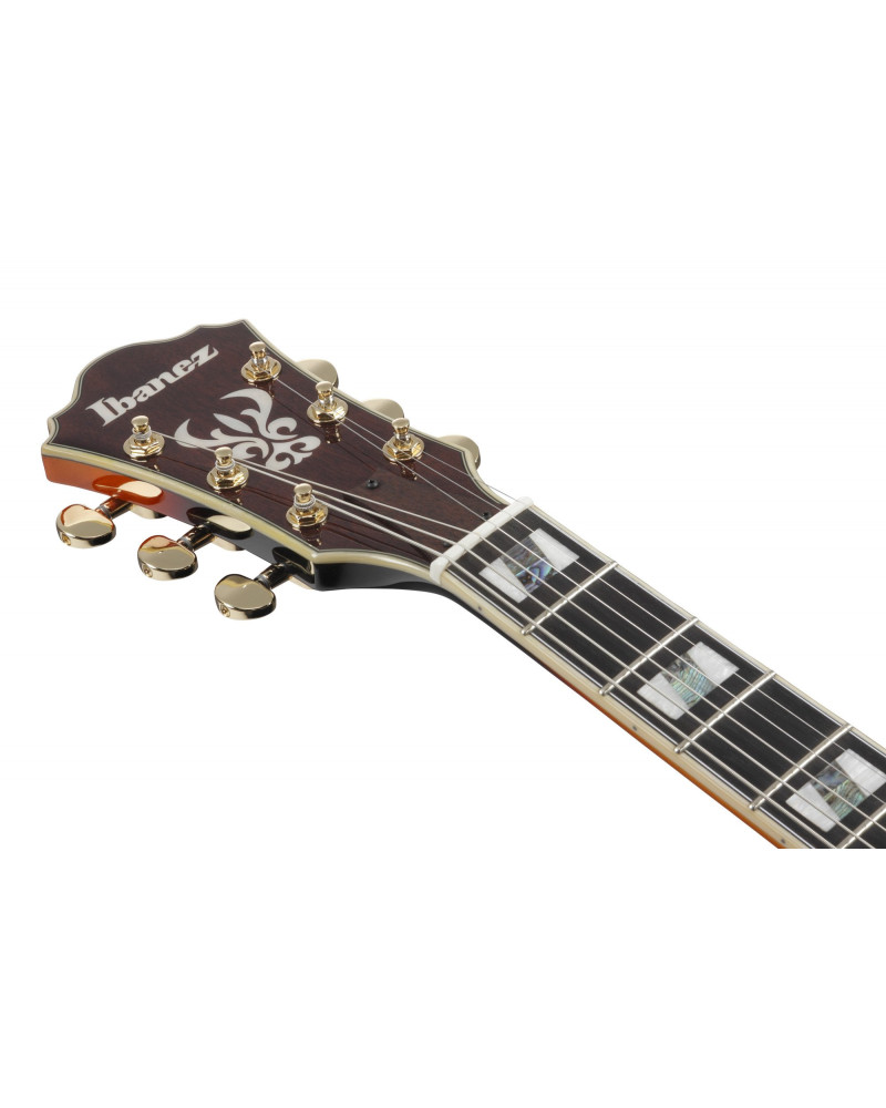 Ibanez AS113-BS Artstar AS Hollow Body Guitar 6-String - Brown Sunburst + Case