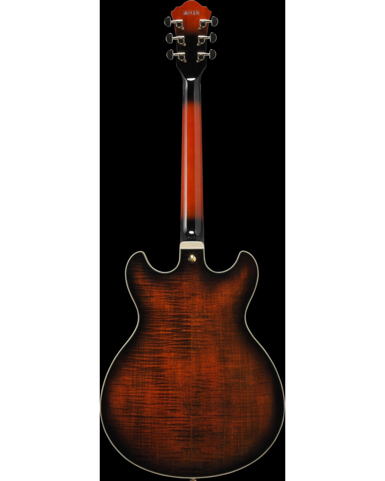 Ibanez AS113B-TBC Artstar AS Hollow Body Guitar 6-String - Tabacco Brown + Case