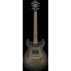 Ibanez AS53-TKF Artcore AS Hollow Body Guitar 6-String - Transparent Black Flat