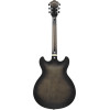 Ibanez AS53-TKF Artcore AS Hollow Body Guitar 6-String - Transparent Black Flat