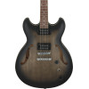 Ibanez AS53-TKF Artcore AS Hollow Body Guitar 6-String - Transparent Black Flat