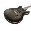 Ibanez AS53-TKF Artcore AS Hollow Body Guitar 6-String - Transparent Black Flat