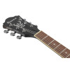 Ibanez AS53-TKF Artcore AS Hollow Body Guitar 6-String - Transparent Black Flat