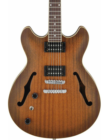 Ibanez AS53L-TF Artcore AS Hollow Body Guitar 6-String Lefty - Tobacco Flat