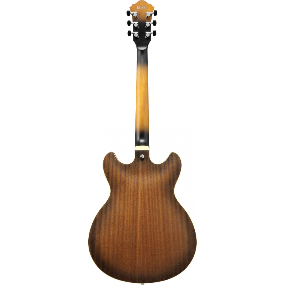 Ibanez AS53L-TF Artcore AS Hollow Body Guitar 6-String Lefty - Tobacco Flat