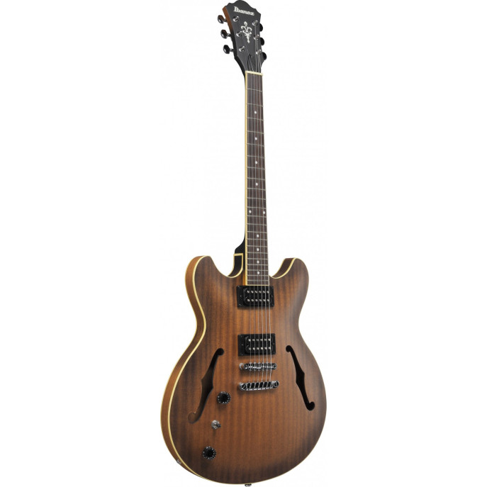 Ibanez AS53L-TF Artcore AS Hollow Body Guitar 6-String Lefty - Tobacco Flat