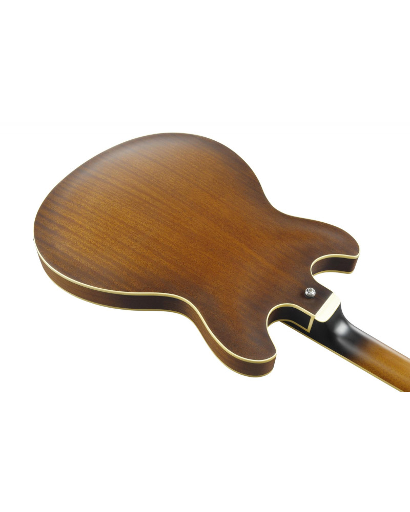 Ibanez AS53L-TF Artcore AS Hollow Body Guitar 6-String Lefty - Tobacco Flat