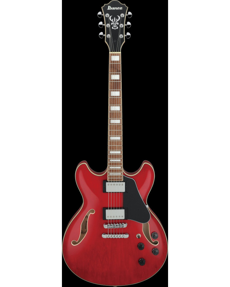 Ibanez AS73-TCD Artcore AS Hollow Body Guitar 6-String - Transparent Cherry Red