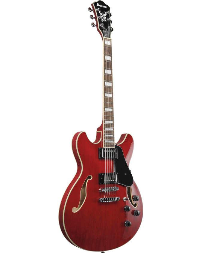 Ibanez AS73-TCD Artcore AS Hollow Body Guitar 6-String - Transparent Cherry Red