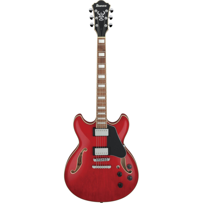 Ibanez AS73-TCD Artcore AS Hollow Body Guitar 6-String - Transparent Cherry Red