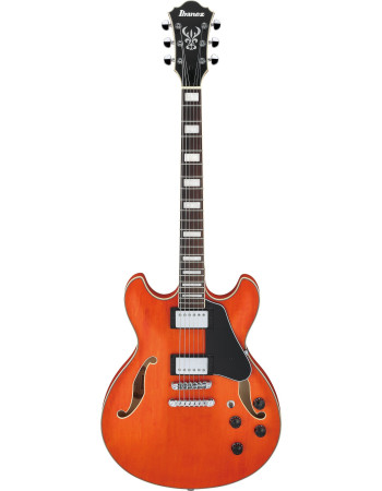 Ibanez AS73-TTF Artcore Hollow Body Guitar 6-String - Transparent Tangerine Flat