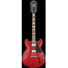 Ibanez AS7312-TCD Artcore AS Hollow Body Guitar 12-String - Transparent Cherry Red