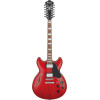 Ibanez AS7312-TCD Artcore AS Hollow Body Guitar 12-String - Transparent Cherry Red