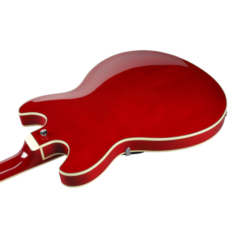 Ibanez AS7312-TCD Artcore AS Hollow Body Guitar 12-String - Transparent Cherry Red