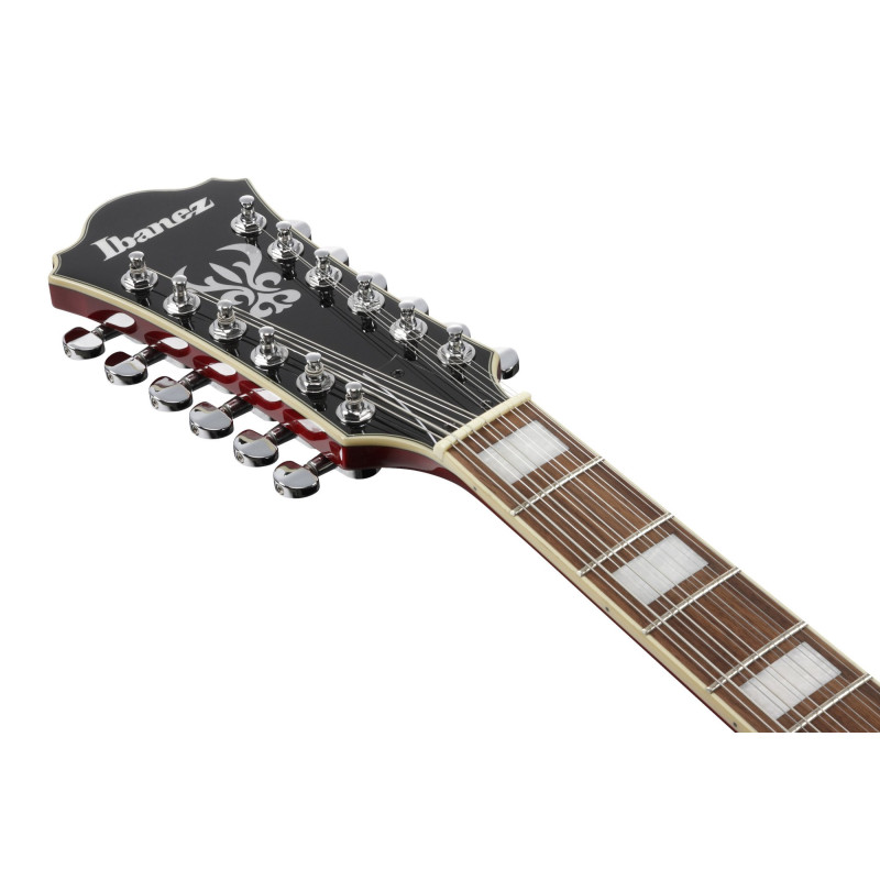 Ibanez AS7312-TCD Artcore AS Hollow Body Guitar 12-String - Transparent Cherry Red