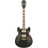 Ibanez AS73G-BKF Artcore AS Hollow Body Guitar 6-String - Black Flat