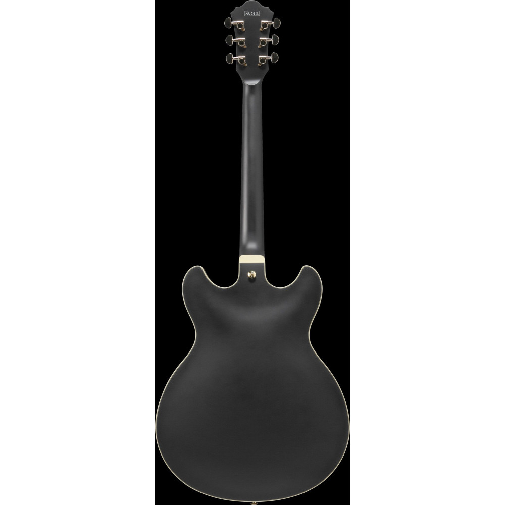 Ibanez AS73G-BKF Artcore AS Hollow Body Guitar 6-String - Black Flat