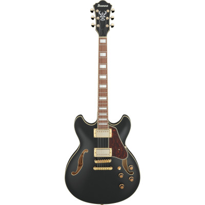 Ibanez AS73G-BKF Artcore AS Hollow Body Guitar 6-String - Black Flat