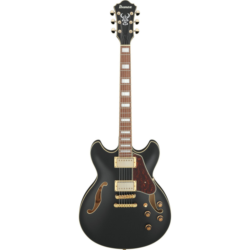 Ibanez AS73G-BKF Artcore AS Hollow Body Guitar 6-String - Black Flat