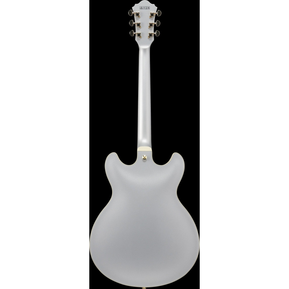 Ibanez AS73G-MSF Artcore Hollow Body Guitar 6-String - Moonstone Silver Flat
