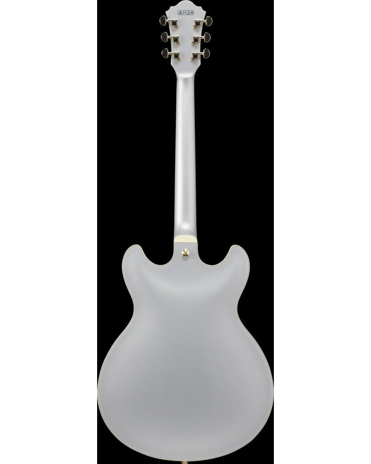 Ibanez AS73G-MSF Artcore Hollow Body Guitar 6-String - Moonstone Silver Flat