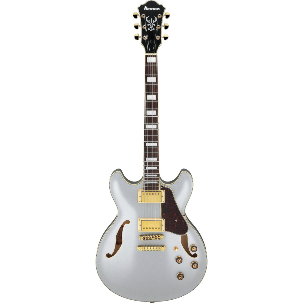 Ibanez AS73G-MSF Artcore Hollow Body Guitar 6-String - Moonstone Silver Flat