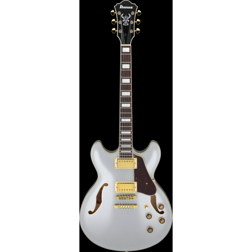 Ibanez AS73G-MSF Artcore Hollow Body Guitar 6-String - Moonstone Silver Flat