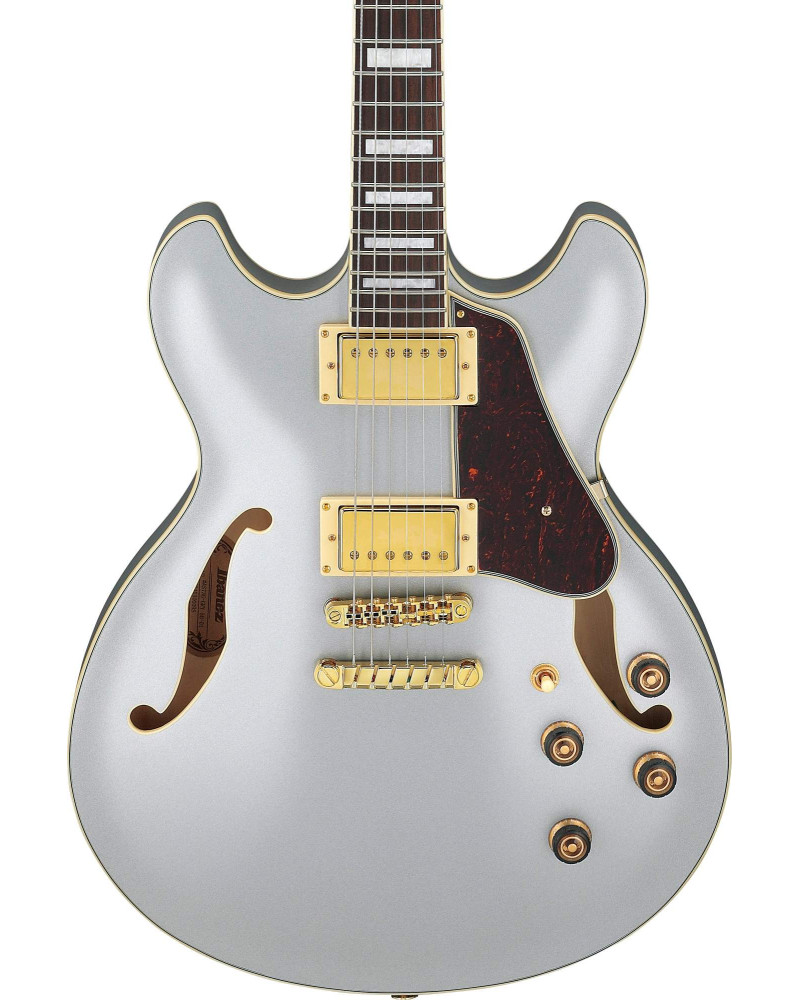 Ibanez AS73G-MSF Artcore Hollow Body Guitar 6-String - Moonstone Silver Flat