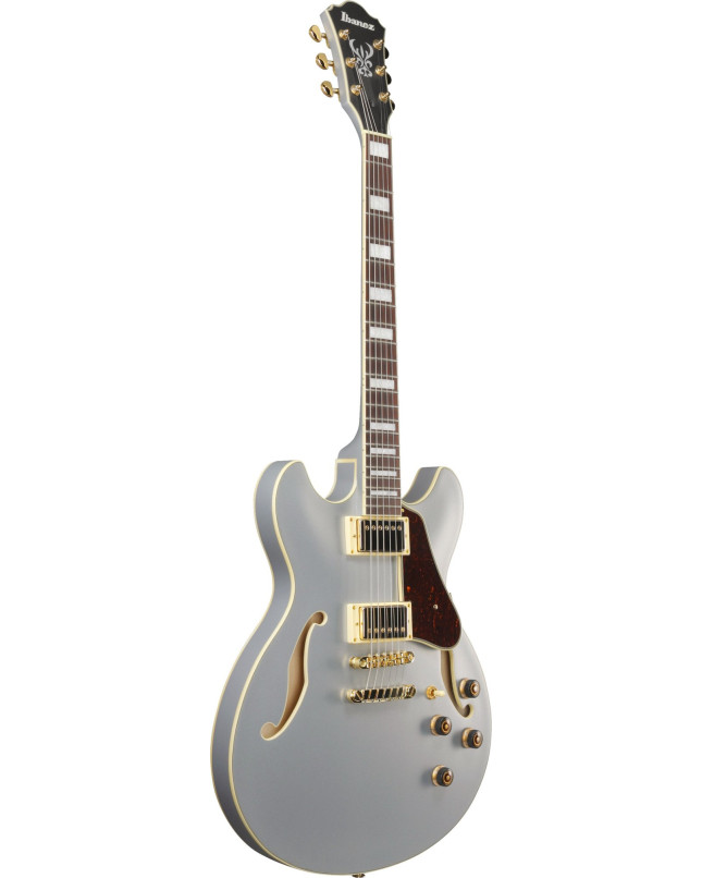Ibanez AS73G-MSF Artcore Hollow Body Guitar 6-String - Moonstone Silver Flat