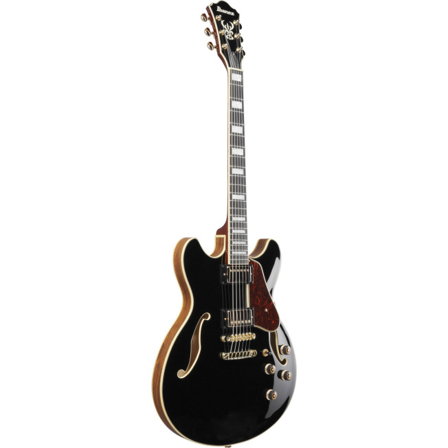 Ibanez AS93BC-BK Artcore Expressionist AS Hollow Body Guitar 6-String - Black