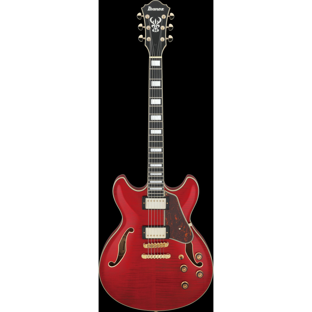 Ibanez AS93FM-TCD Artcore Expressionist AS Hollow Body Guitar 6-String - Transparent Cherry Red