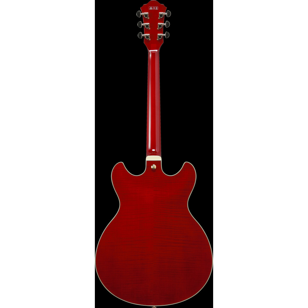 Ibanez AS93FM-TCD Artcore Expressionist AS Hollow Body Guitar 6-String - Transparent Cherry Red