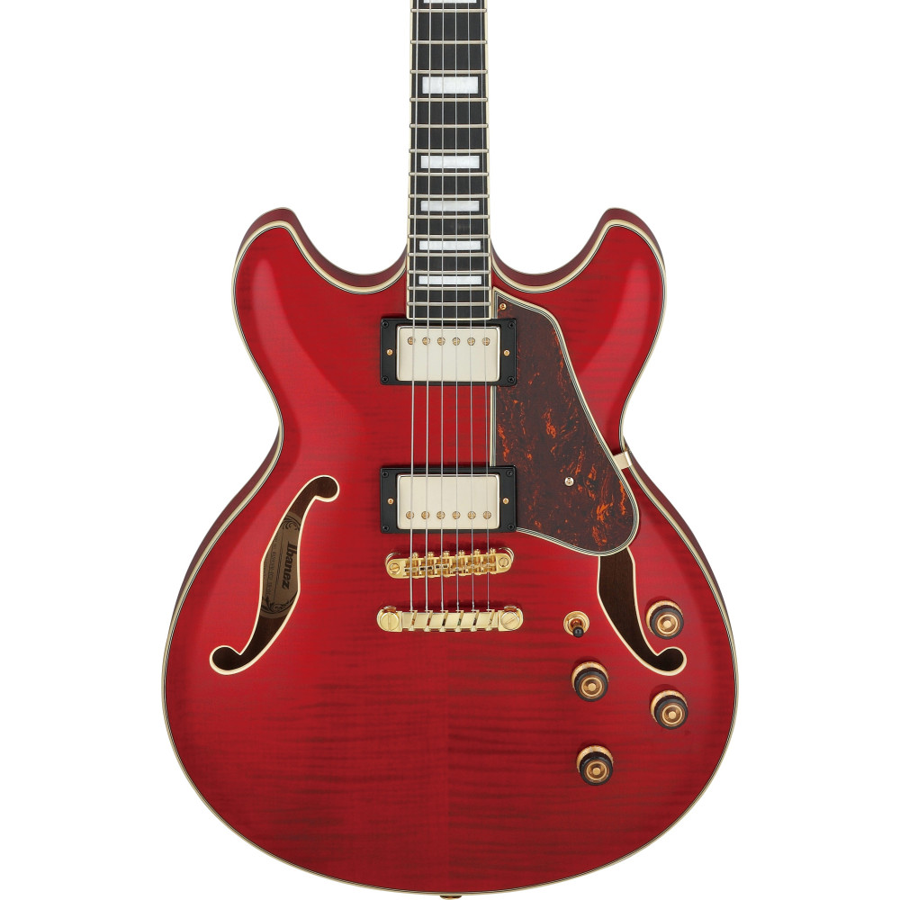 Ibanez AS93FM-TCD Artcore Expressionist AS Hollow Body Guitar 6-String - Transparent Cherry Red