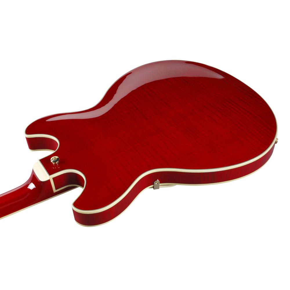 Ibanez AS93FM-TCD Artcore Expressionist AS Hollow Body Guitar 6-String - Transparent Cherry Red