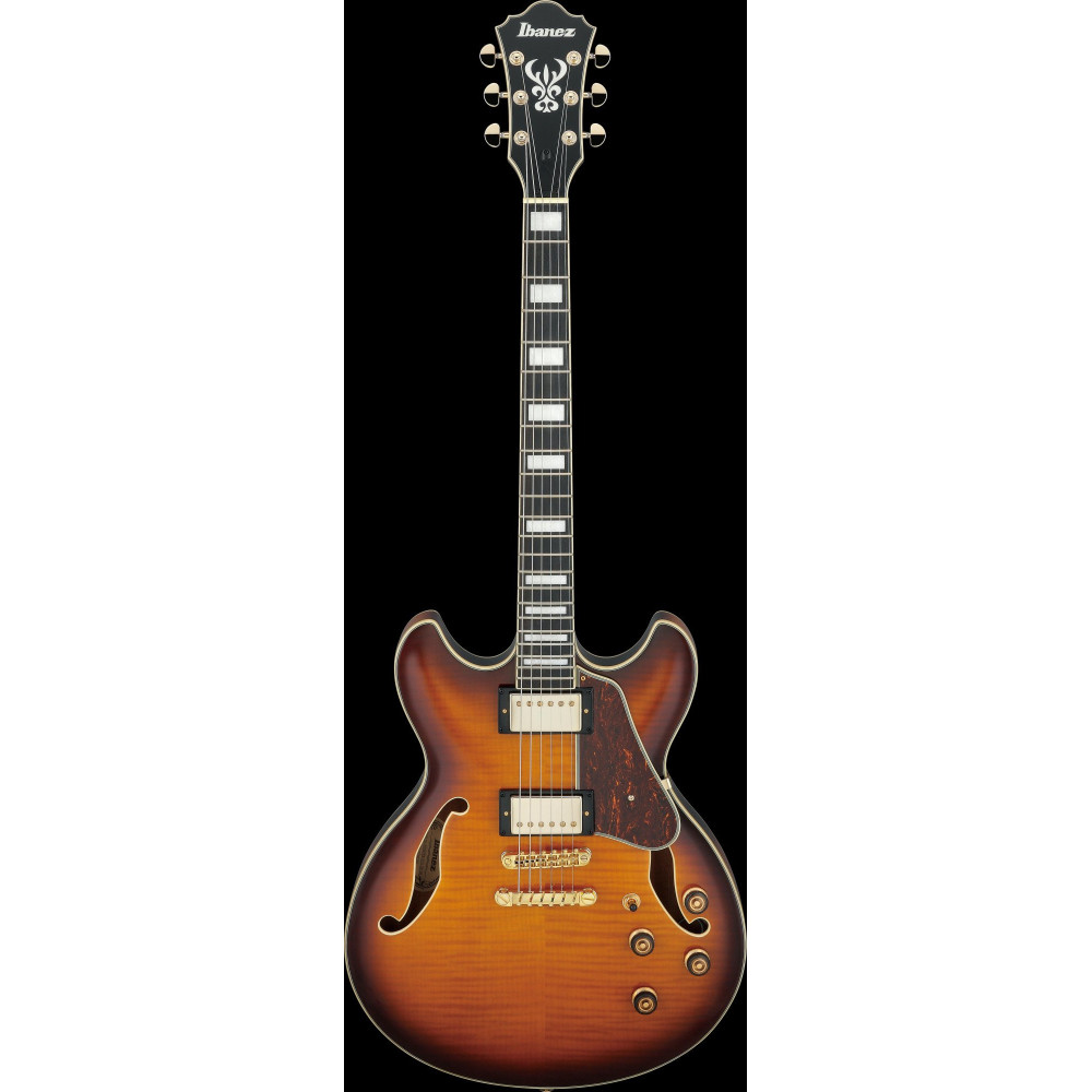 Ibanez AS93FM-VLS Artcore Expressionist AS Hollow Body Guitar 6-String - Violin Sunburst