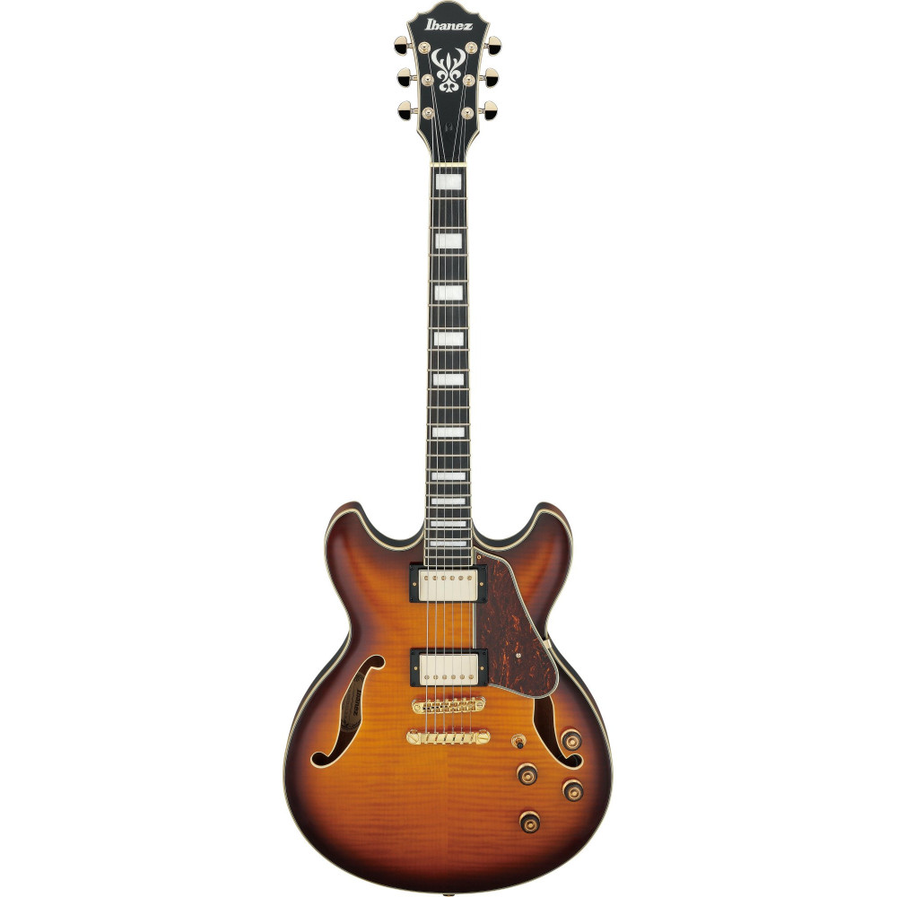Ibanez AS93FM-VLS Artcore Expressionist AS Hollow Body Guitar 6-String - Violin Sunburst