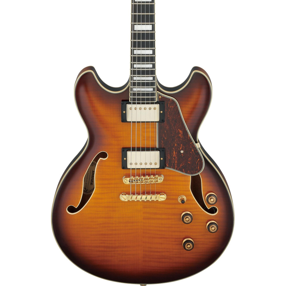 Ibanez AS93FM-VLS Artcore Expressionist AS Hollow Body Guitar 6-String - Violin Sunburst