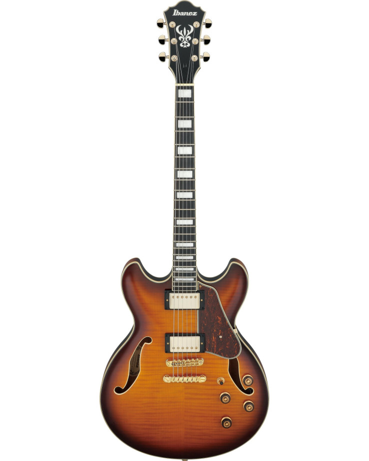 Ibanez AS93FM-VLS Artcore Expressionist AS Hollow Body Guitar 6-String - Violin Sunburst