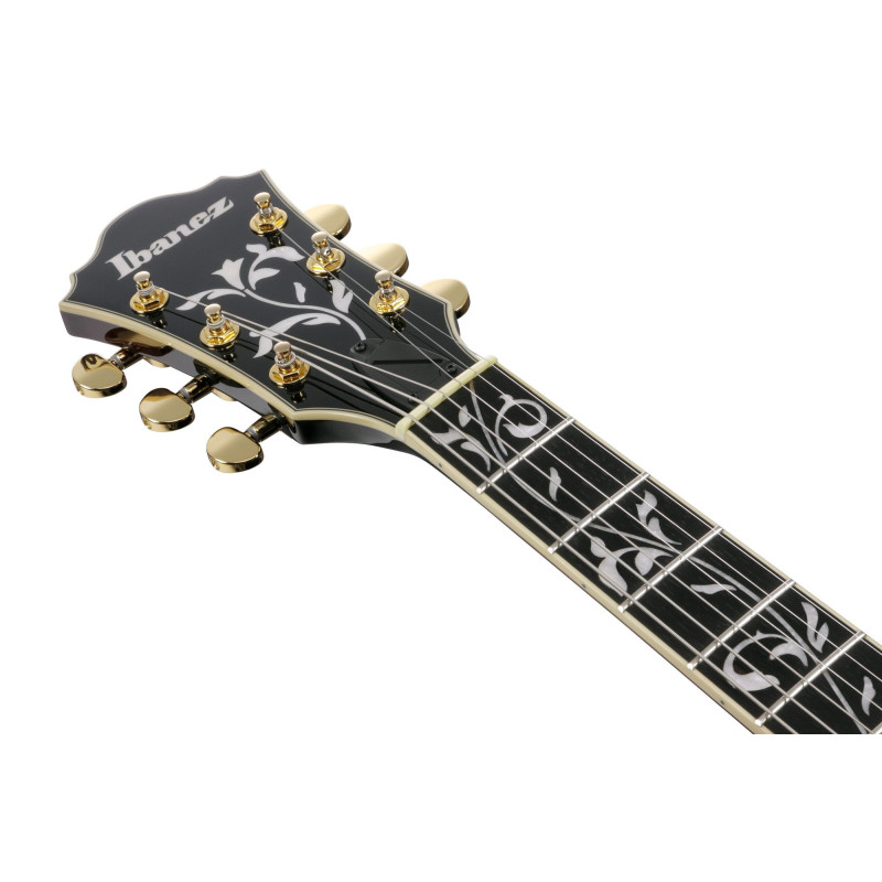Ibanez AS93QMSP-DBS Artcore Expressionist AS Hollow Body Guitar 6-String - Dark Brown Sunburst