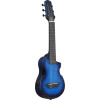 Ibanez AUP10FMNE-TBO AU Piccolo Guitar 6-String - Transparent Blue Sunburst Open Pore + Gig Bag