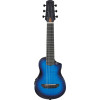 Ibanez AUP10FMNE-TBO AU Piccolo Guitar 6-String - Transparent Blue Sunburst Open Pore + Gig Bag