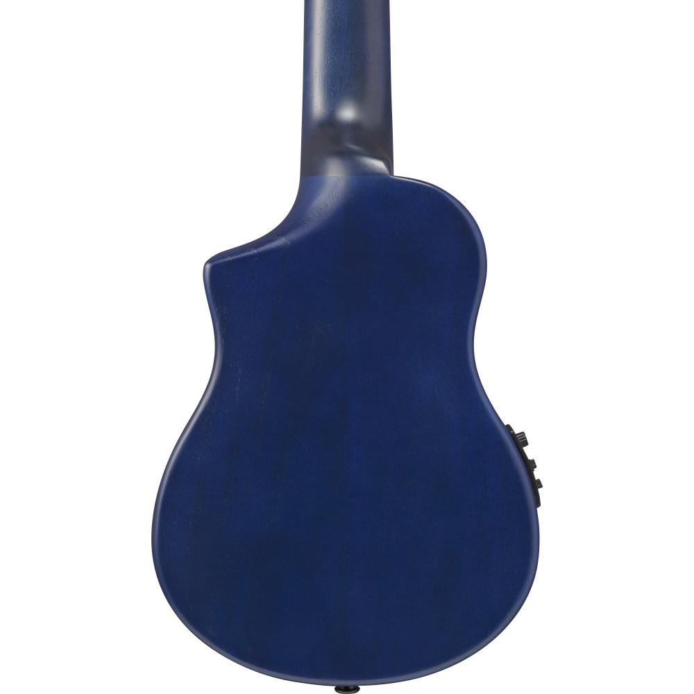 Ibanez AUP10FMNE-TBO AU Piccolo Guitar 6-String - Transparent Blue Sunburst Open Pore + Gig Bag