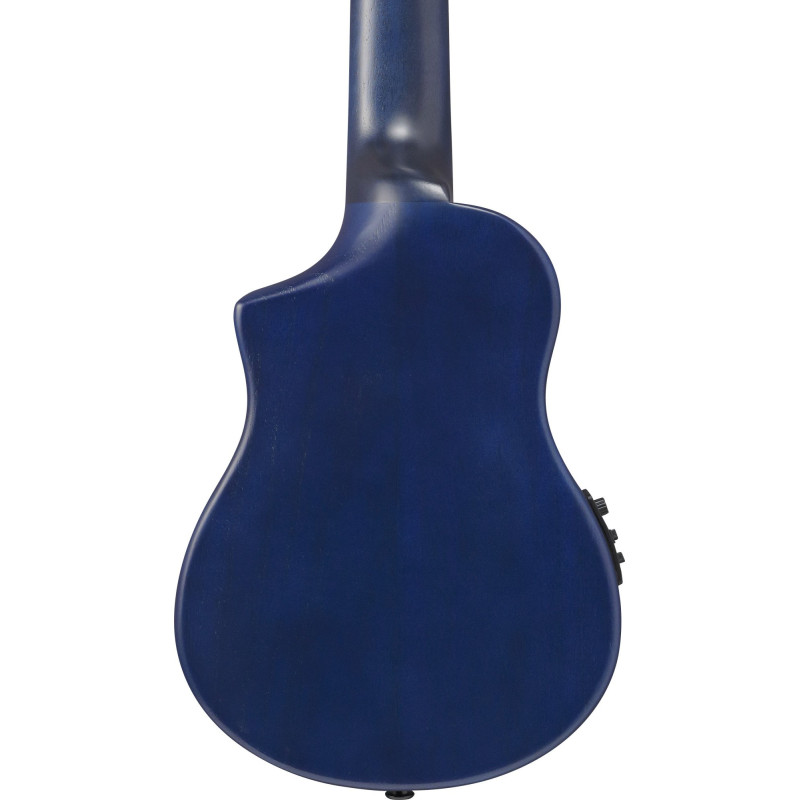 Ibanez AUP10FMNE-TBO AU Piccolo Guitar 6-String - Transparent Blue Sunburst Open Pore + Gig Bag