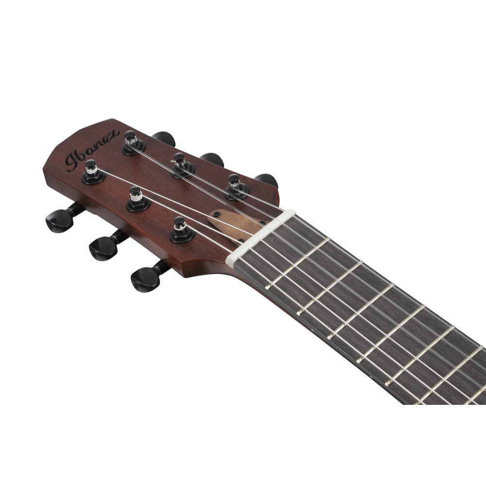 Ibanez AUP10N-OLB AU Piccolo Guitar 6-String - Open Pore Light Brown Sunburst + Gig Bag
