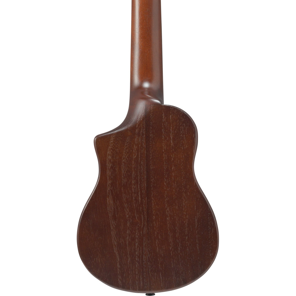 Ibanez AUP10N-OLB AU Piccolo Guitar 6-String - Open Pore Light Brown Sunburst + Gig Bag