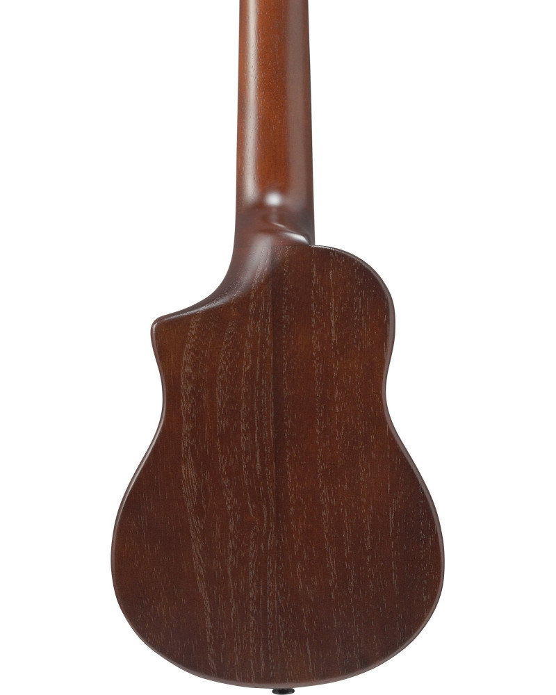 Ibanez AUP10N-OLB AU Piccolo Guitar 6-String - Open Pore Light Brown Sunburst + Gig Bag